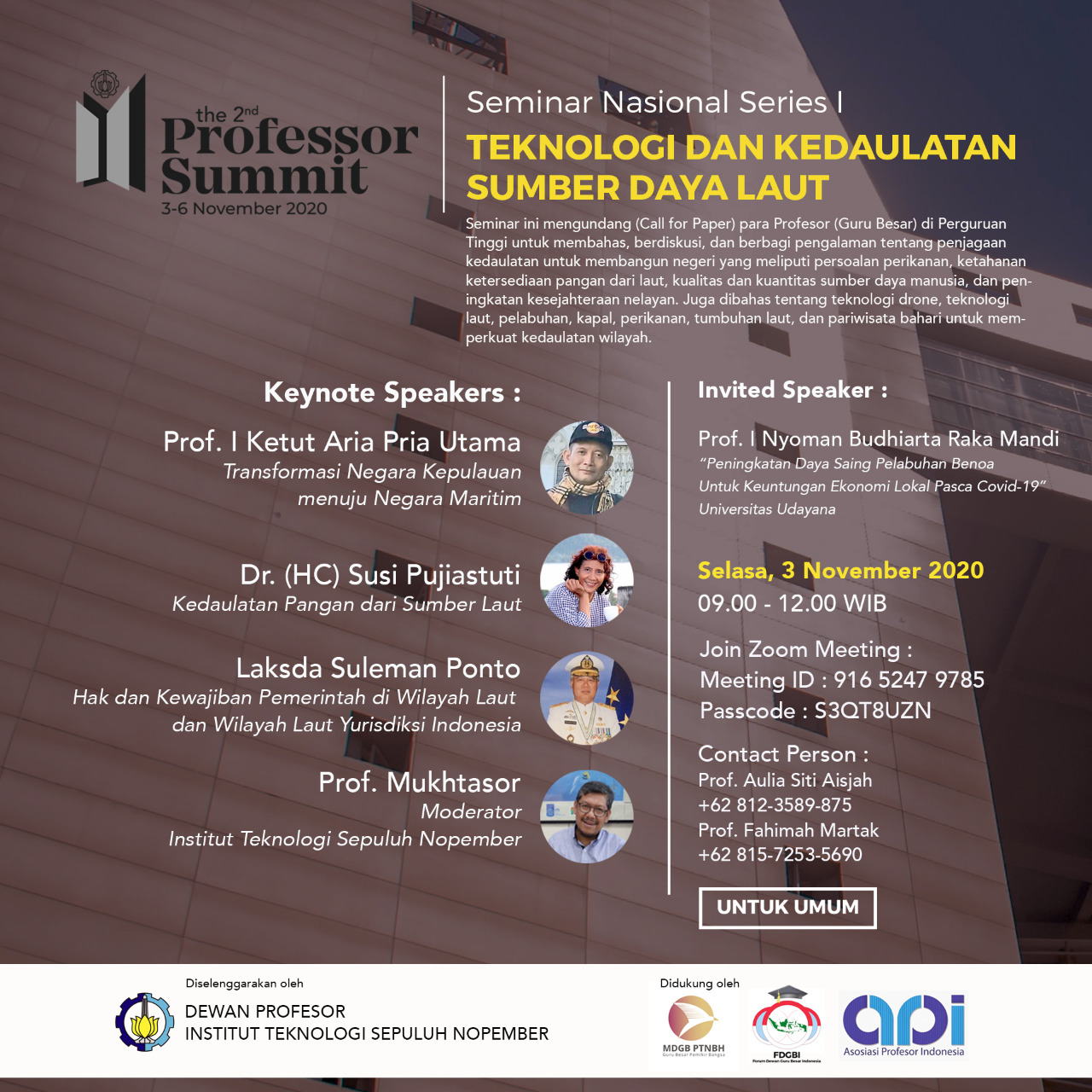 seminar nasional teknologi dan kedualatan sumber daya luar